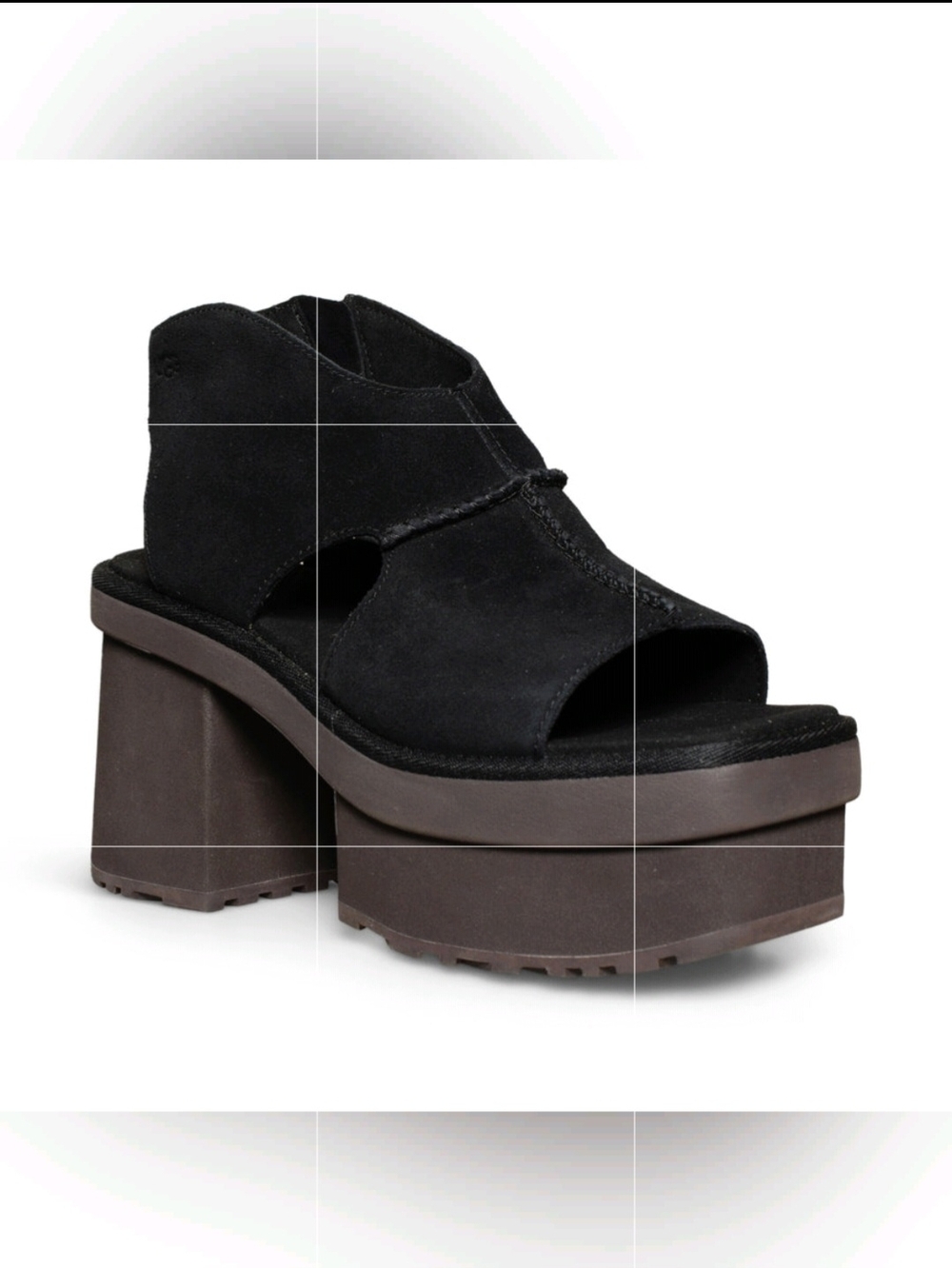 UGG New Heights Platform Sandal Black